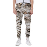 Ammonoidea Fossil Print Scuba Joggers