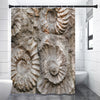 Ammonoidea Fossil Print Shower Curtain