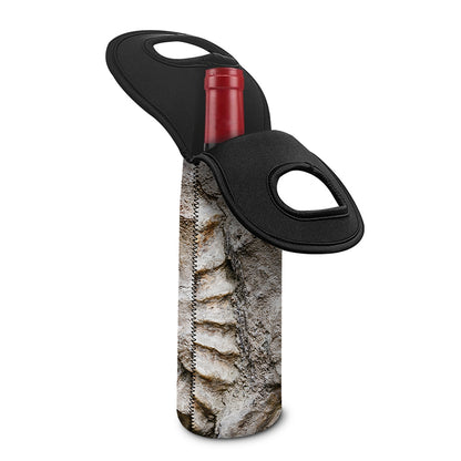 Ammonoidea Fossil Print Single Neoprene Wine Tote