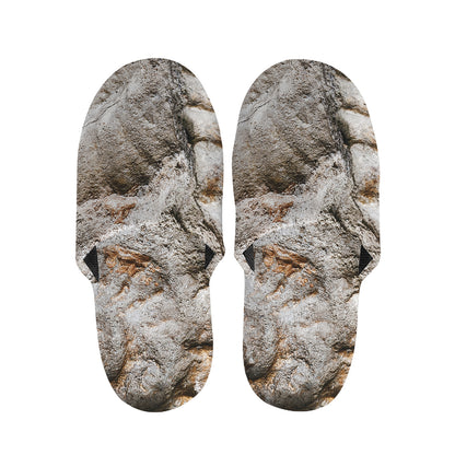 Ammonoidea Fossil Print Slippers