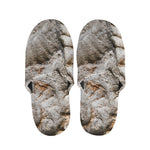 Ammonoidea Fossil Print Slippers