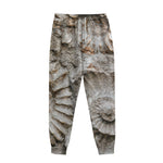 Ammonoidea Fossil Print Sweatpants