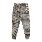 Ammonoidea Fossil Print Sweatpants