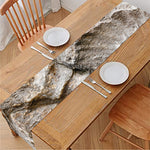 Ammonoidea Fossil Print Table Runner