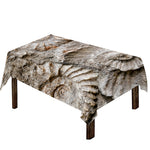 Ammonoidea Fossil Print Tablecloth