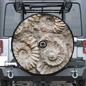 Ammonoidea Fossil Print Tire Cover With Camera Hole