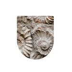 Ammonoidea Fossil Print Toilet Lid Cover