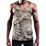 Ammonoidea Fossil Print Training Tank Top