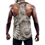Ammonoidea Fossil Print Training Tank Top