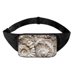Ammonoidea Fossil Print Waist Bag