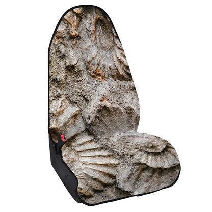 Ammonoidea Fossil Print Waterproof Car Seat Cover