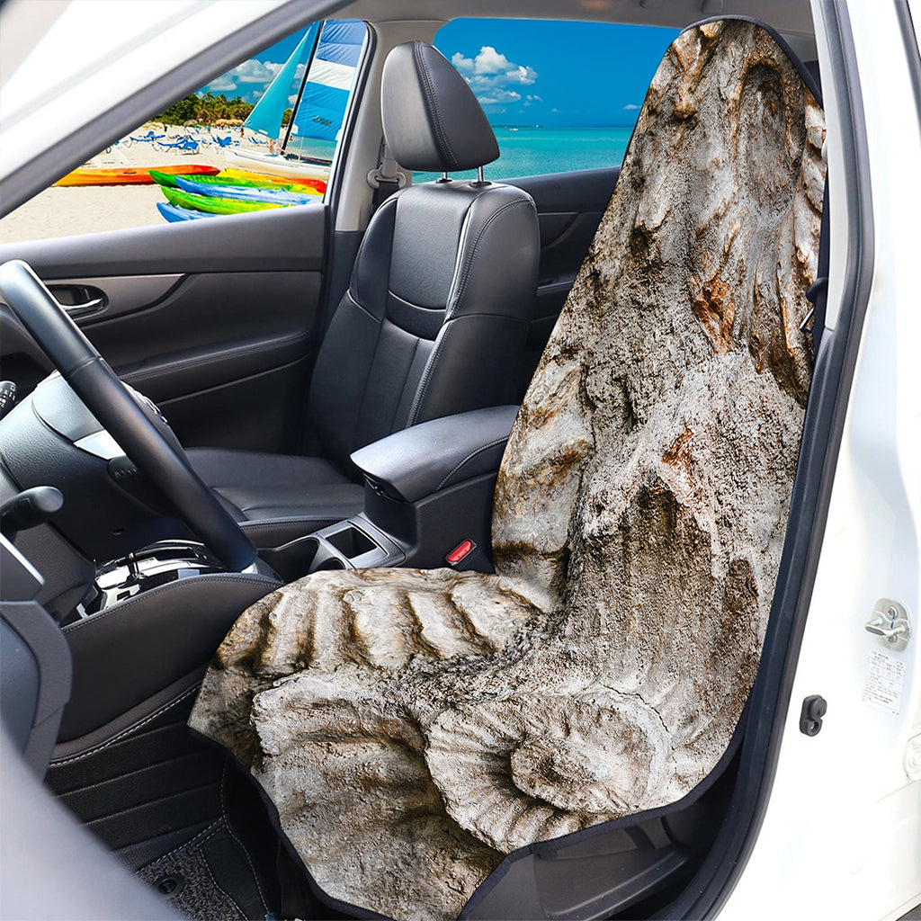 Ammonoidea Fossil Print Waterproof Car Seat Cover