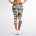 Ammonoidea Fossil Print Women's Capri Leggings