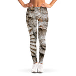 Ammonoidea Fossil Print Women's Leggings