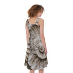 Ammonoidea Fossil Print Women's Sleeveless Dress