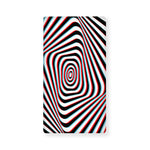 Anaglyph Optical Illusion Print Baby Crib Sheet