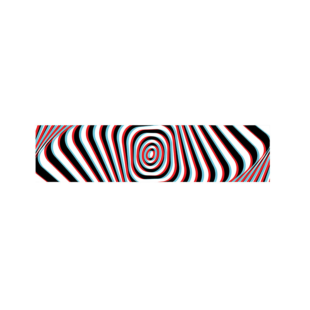 Anaglyph Optical Illusion Print Bed Runner