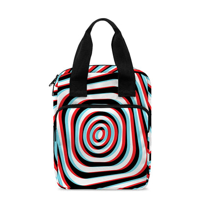 Anaglyph Optical Illusion Print Bible Tote Bag