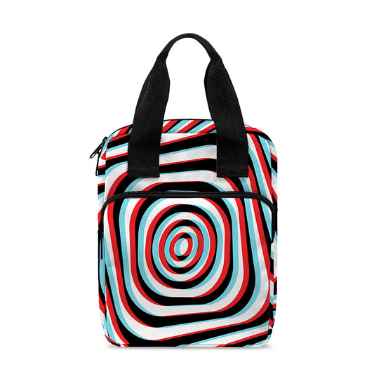 Anaglyph Optical Illusion Print Bible Tote Bag