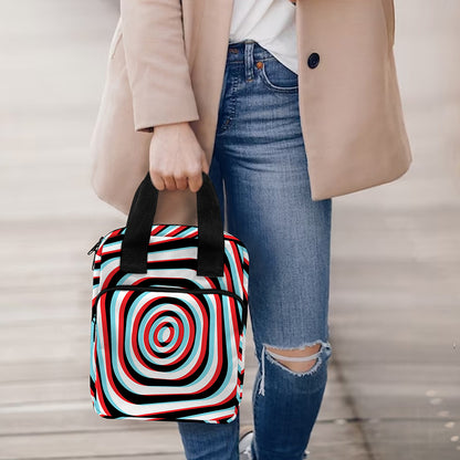Anaglyph Optical Illusion Print Bible Tote Bag
