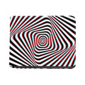 Anaglyph Optical Illusion Print Bifold Wallet