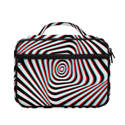 Anaglyph Optical Illusion Print Briefcase Bible Bag