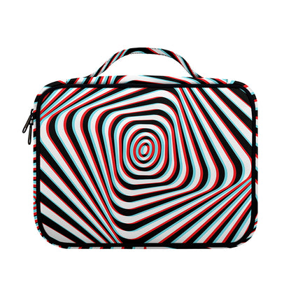 Anaglyph Optical Illusion Print Briefcase Bible Bag