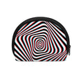 Anaglyph Optical Illusion Print Coin Purse