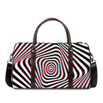 Anaglyph Optical Illusion Print Duffle Bag