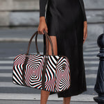 Anaglyph Optical Illusion Print Duffle Bag