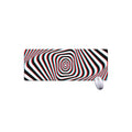 Anaglyph Optical Illusion Print Extended Mouse Pad