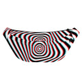 Anaglyph Optical Illusion Print Fanny Pack