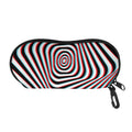 Anaglyph Optical Illusion Print Glasses Case