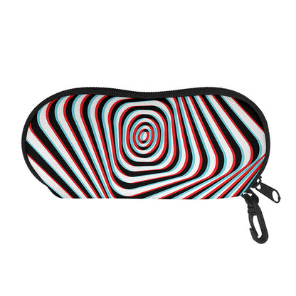 Anaglyph Optical Illusion Print Glasses Case