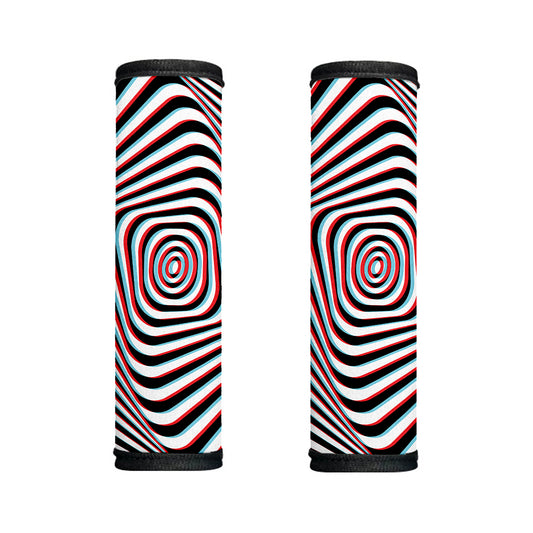 Anaglyph Optical Illusion Print Handle Covers