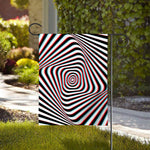 Anaglyph Optical Illusion Print House Flag