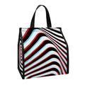 Anaglyph Optical Illusion Print Insulated Lunch Tote