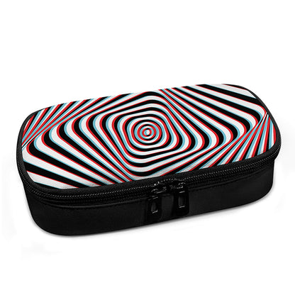 Anaglyph Optical Illusion Print Insulin Cooler Travel Case
