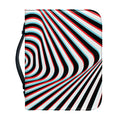 Anaglyph Optical Illusion Print Leather Bible Cover