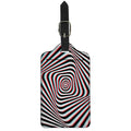 Anaglyph Optical Illusion Print Luggage Tag