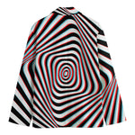Anaglyph Optical Illusion Print Men's Blazer