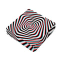 Anaglyph Optical Illusion Print Outdoor Seat Cushion Cover