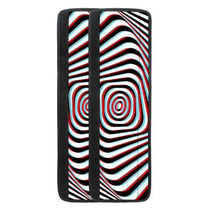 Anaglyph Optical Illusion Print Refrigerator Handle Covers