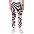 Anaglyph Optical Illusion Print Joggers