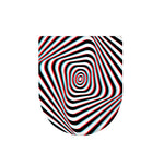 Anaglyph Optical Illusion Print Toilet Lid Cover