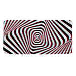 Anaglyph Optical Illusion Print Towel