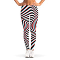 Anaglyph Optical Illusion Print Women's Leggings