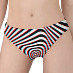 Anaglyph Optical Illusion Print Women's Panties