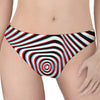 Anaglyph Optical Illusion Print Women's Thong