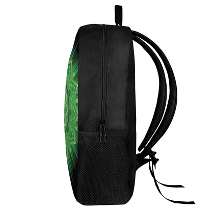 Anahata Chakra Mandala Print 17 Inch Backpack